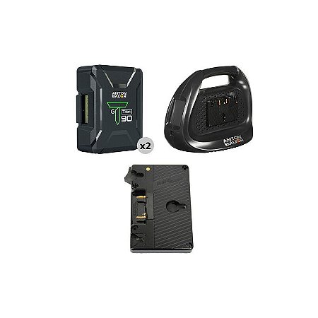 Anton Bauer Kit Duplo Titon 90 com Bateria e Placa C700