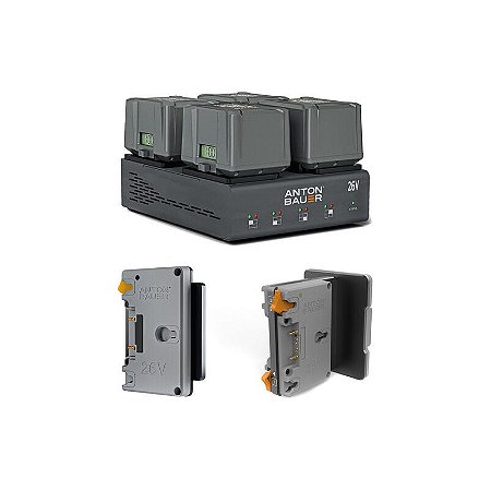 Kit Anton Bauer 98 Wh 26 V 4-Battery para ARRI ALEXA 35 (Gold Mount)