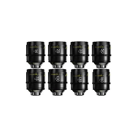 Kit 8 Lentes Prime Cine DZOFilm Arles FF/VV (14-180mm, ARRI PL)