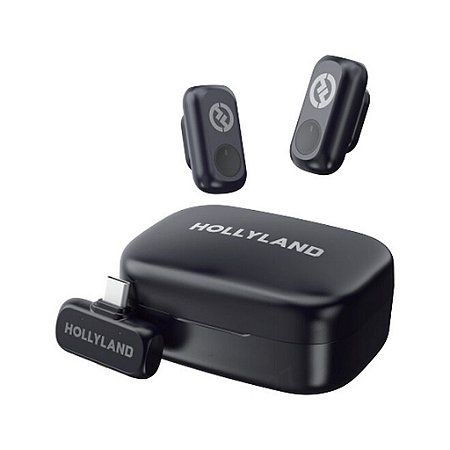 Hollyland Lark A1 Duo Microfone de Lapela Sem Fio