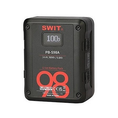 SWIT PB-S98A Bateria Gold Mount 98Wh para Cinema e Broadcast