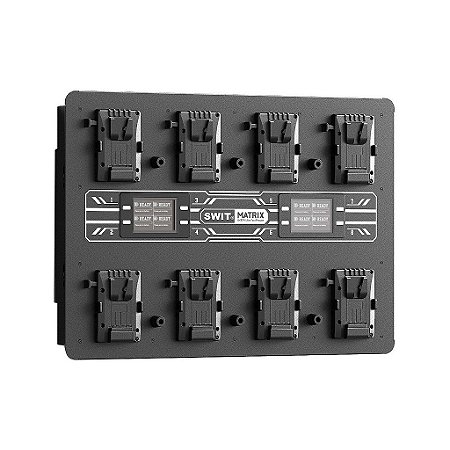 SWIT Matrix-S8 Carregador Inteligente 8 Canais para Baterias V-Mount