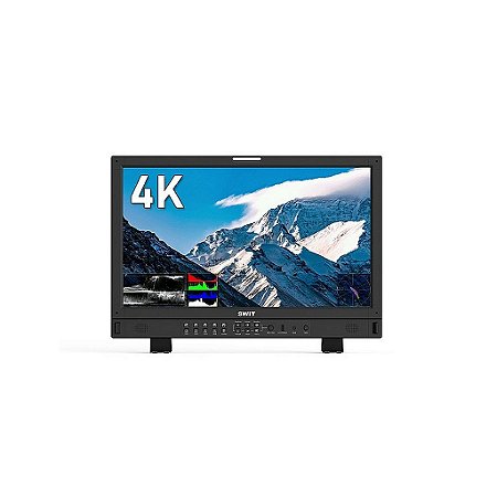 SWIT BM-U245 Monitor de Produção 4K UHD 23,8" 12G-SDI para Cinema e Broadcast