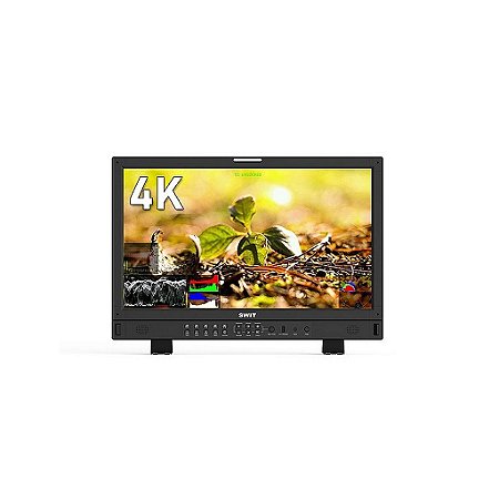 SWIT BM-U245HDR Monitor de Produção 4K HDR 23,8" 12G-SDI para Cinema e Broadcast