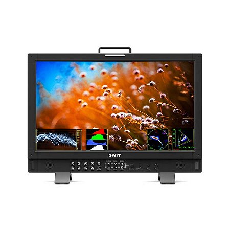 SWIT BM-H215HDR Monitor de Produção 4K HDR 21,5" 12G-SDI para Cinema e Broadcast