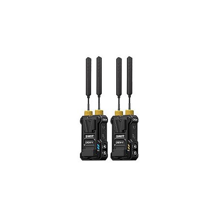 SWIT CREW-V Sistema de Transmissão de Vídeo Sem Fio 3G-SDI/HDMI 1,2 km com V-Mount