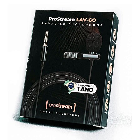 Prostream Lav-Go Microfone de Lapela