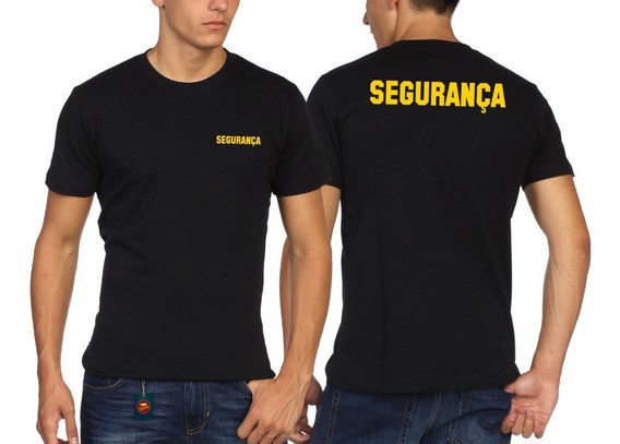 Camiseta Segurança - AT4 Artigos Militares em Belo Horizonte
