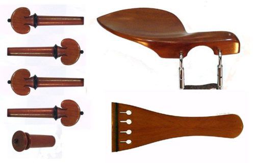 Conjunto Boxwood Modelo Heart com Preto para Violino (SEM ADAPTAÇÃO)
