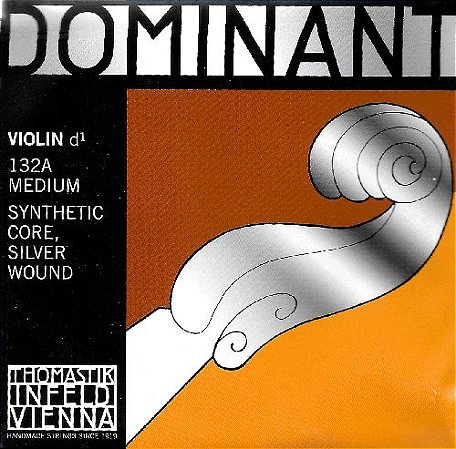 Corda Individual – RÉ Dominant revestida de Prata para Violino