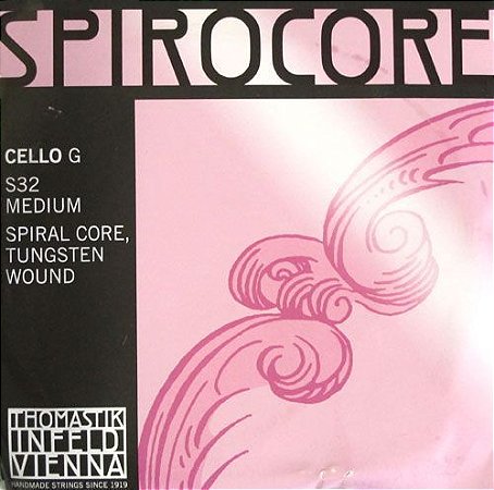 Corda Individual - SOL Spirocore Tungstênio para Cello
