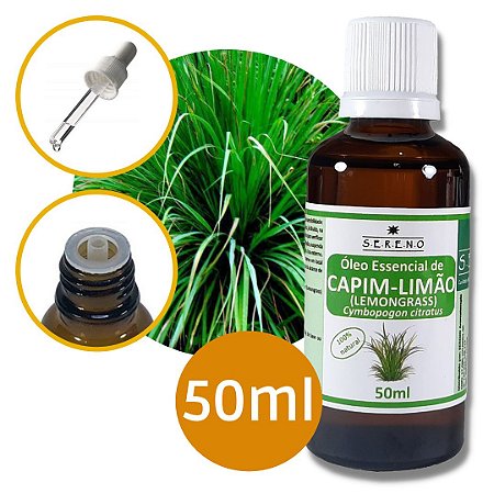 Óleo Essencial de CAPIM-LIMÃO - 50ml