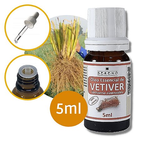 Óleo Essencial de VETIVER - 5ml