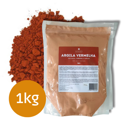 Argila Vermelha - 1kg