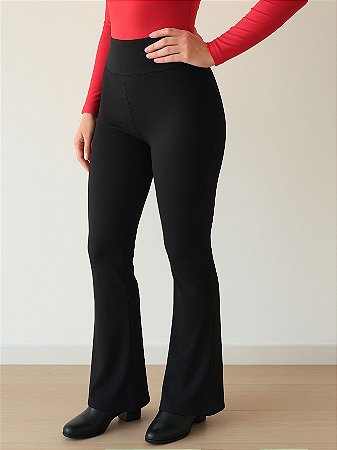 Calça Flare Feminina Cintura Alta Confortável e Estilosa