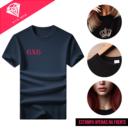 Kit de Camisas 6x6 Personalizadas – Escolha a Quantidade