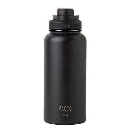 Garrafa Térmica Pacco Hydra 950ml - Preta