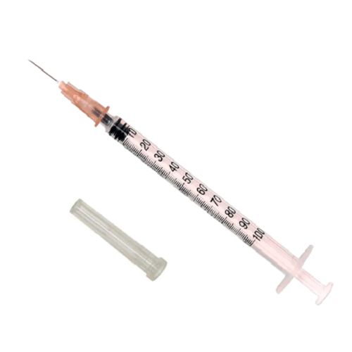 Seringa Descartável Para Insulina Medix 1ml Com Agulha 13 x 0,45mm Fixa