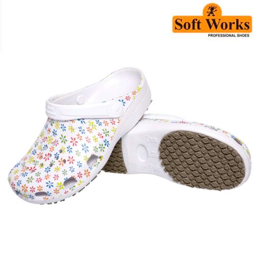 Sapato Soft Works Bb32 Tamanho 33/34 Estampa 05 Cor Branco