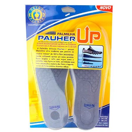 Palmilha Ortho Pauher Up Tamanho G 39 - 41 - Clean Megastore