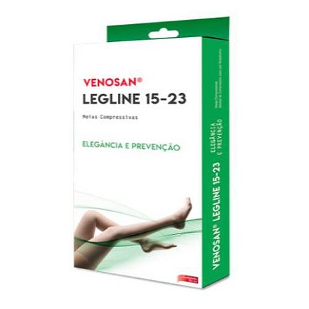 Meia de Compressão Venosan Legline Atm 15-23Mmhg Tamanho P Pé Aberto Cor Olinda