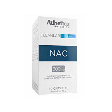 Nac Cleanlab Atlhetica Nutrition 60 Cápsulas