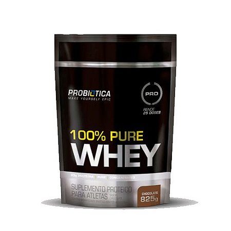100% Whey Probiotica Chocolate Refil 825G