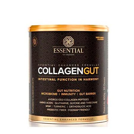 Collagen Gut Essential Laranja E Bluberry 400G