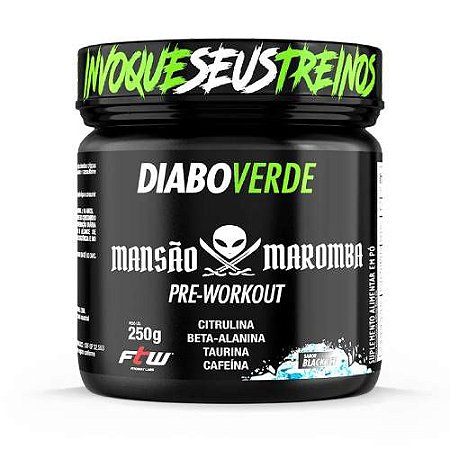 Mansão Maromba Pre-Workout  Diabo Verde Black Ice FTW 250g