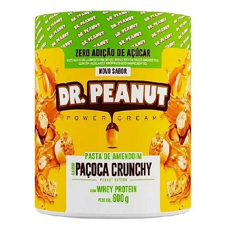 Pasta De Amendoim Dr Peanut Paçoca Crunchy 600G