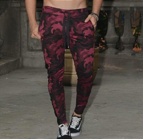 calça bengaline camuflada