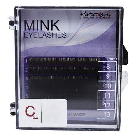 Mink Fio Para Extensão De Cílio Mix C 0,06 8 Ao 13 6 Linhas