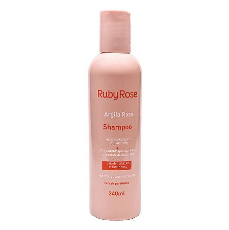 Shampoo Argila Rosa - Ruby Rose - Loja de Cosméticos Online: Produtos para  cabelo e maquiagem | Carmen Lee