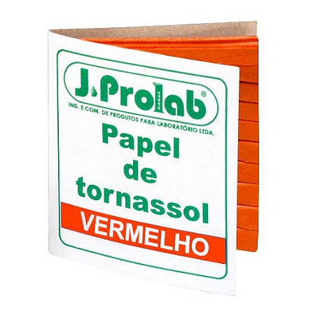 PAPEL DE TORNASSOL VERM CART COM 100 TIRAS- JPROLAB