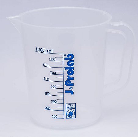 COPO DE BECKER CAP 1000 ML COM ALCA GRAD. EM SILK - JPROLAB