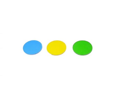 Jogo Com Filtros Amarelo, Verde e Azul Global Optics