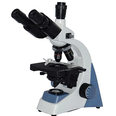Microscopio Trinocular Otica Finita Acromatico Led Aumento 2000x - Global