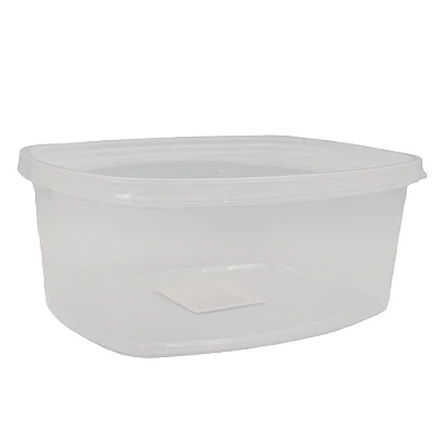 POTE RETANGULAR 1000 ML NATURAL - JPROLAB