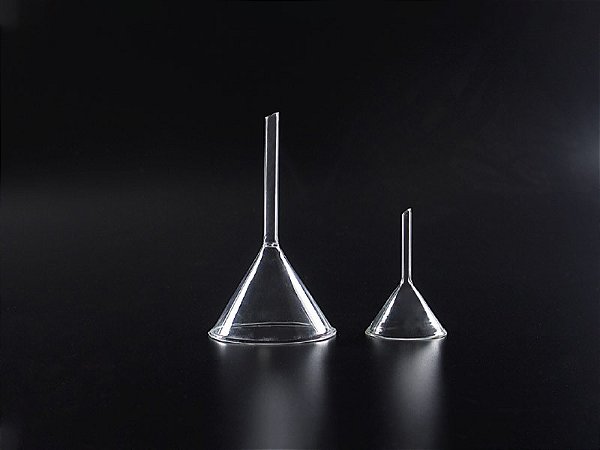 Funil analítico tamanho 75mm e haste longa PERFECTA