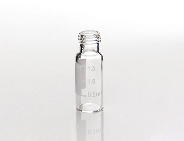 Kit vial de precisao 20ml , incolor tampa magnetica, rosca 18mm PTFE c/100 - PERFECTA