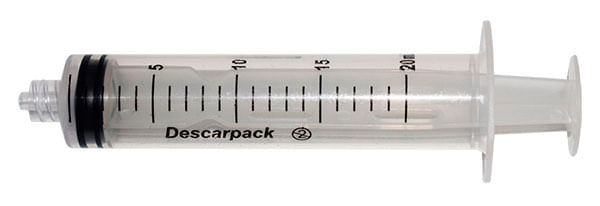 Seringa Hipodérmica sem Agulha Luer Lock 60mL CX/25UN