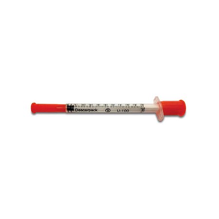 Seringa para Insulina com Agulha Fixa 8,0X0,30 (30G) - PCT/50UN