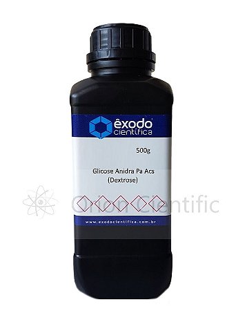 Dextrose (Glicose) Anidra Pa 500G Exodo Cientifica