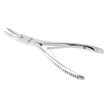 Pinça Ruskin Dupla Articulação Curva 19 Cm  - Abc Instruments