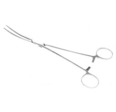 Pinça Crafoord 24 Cm Curva Para Bronquios  - Abc Instruments