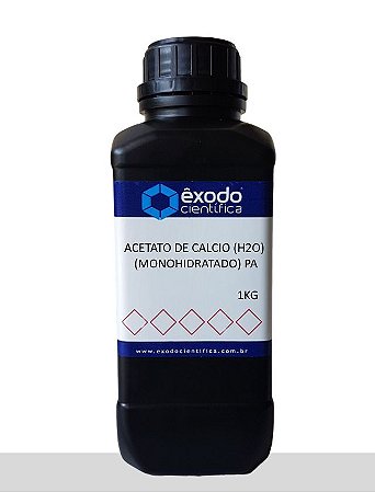 Acetato De Calcio H2O Pa 1Kg Exodo Cientifica