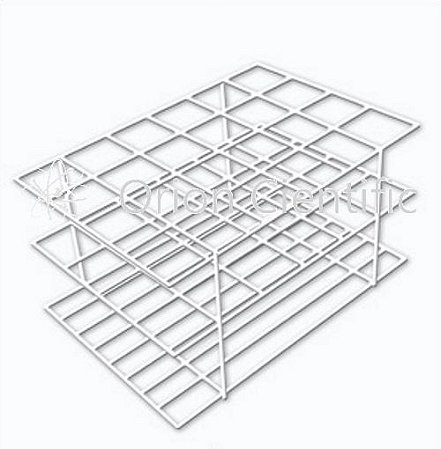 Estante Em Arame Com Pvc Para 24Tubos De 13Mm Ricilab