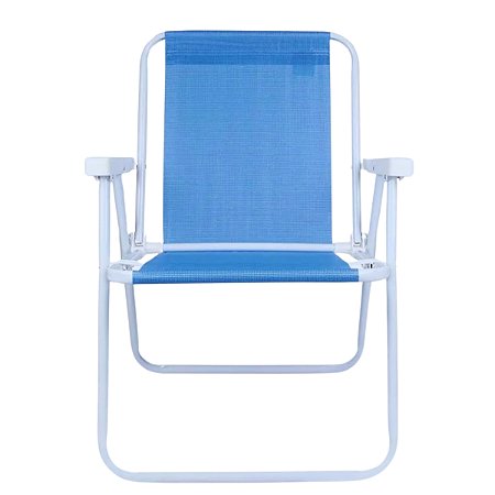 CADEIRA DE PRAIA ALTA SANNET AZUL 2283 110KG - MOR
