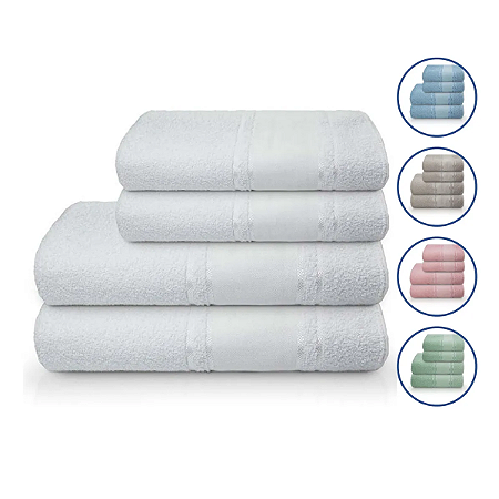 TOALHA PINTA E BORDA 2024 BANHO 70X140 BRANCO F9934