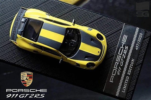 Miniatura Porsche 911 Carrera 4 GTS 2014 ( tipo 991 ) 1:43 Preto - SG  SWEDEN 🇸🇪
